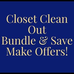 Make offers! I gotta clean this closet out!